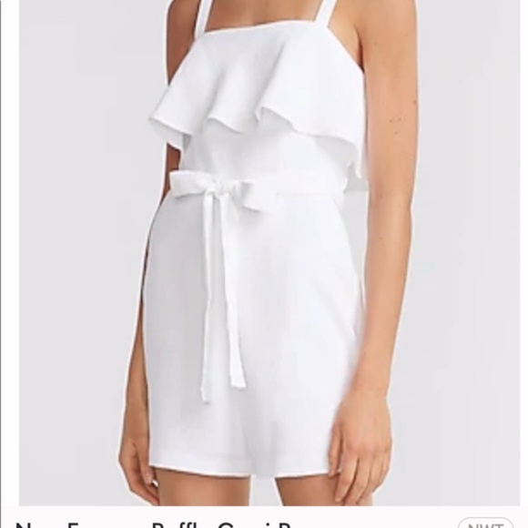 Express Ruffled Romper - Picture 2 of 5